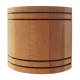 MM-S sauna fan with back valve and curved wood finish d/100mm