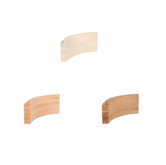 Inner arch for modular sauna benches, 40x140x330mm