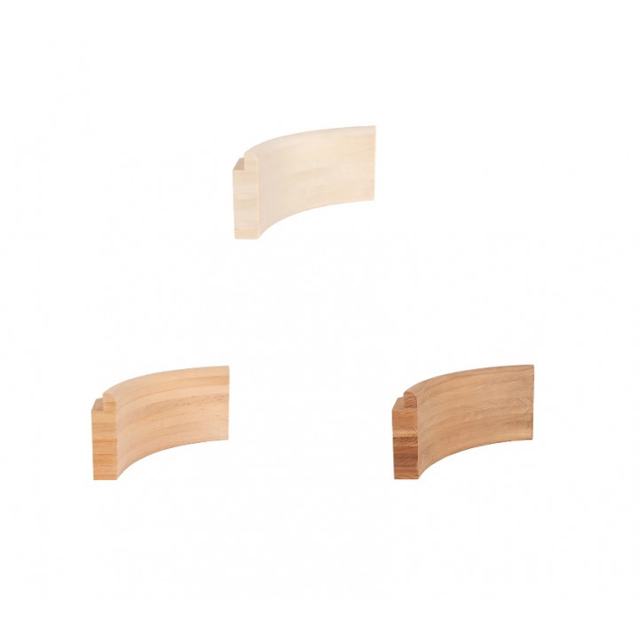 Inner arch for modular sauna benches, 40x140x330mm