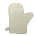 Woolen glove for sauna, white - 0