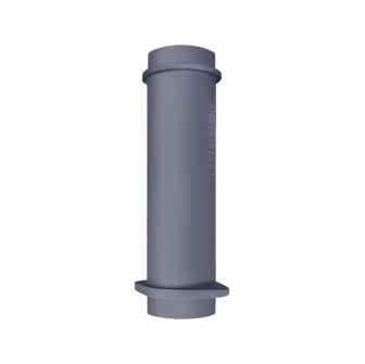 Upper cast iron flue pipe for GEFEST sauna stoves, Ø115 mm, 500 mm