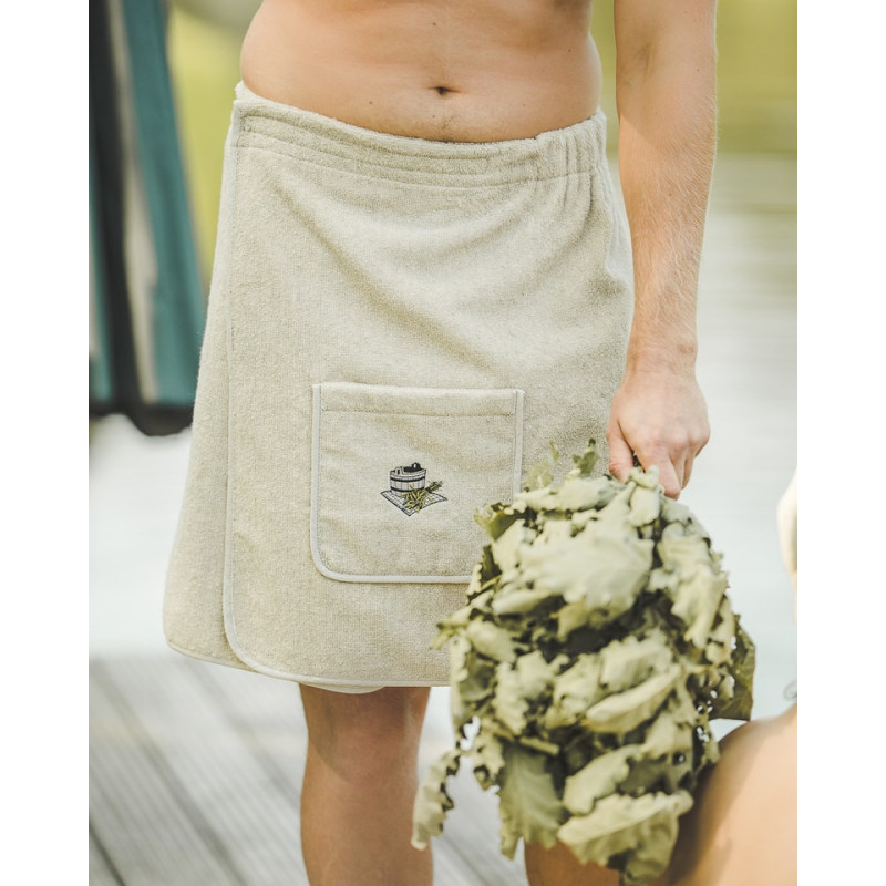 Sauna apron for male