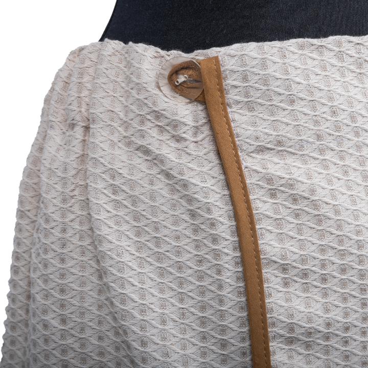 Men's sauna apron - LINEN, embroidered