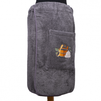 Men's sauna apron - GREY
