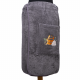 Gift set in a gift box for HIM. Men's sauna hat and apron - GREY