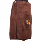 Men's sauna apron - BROWN