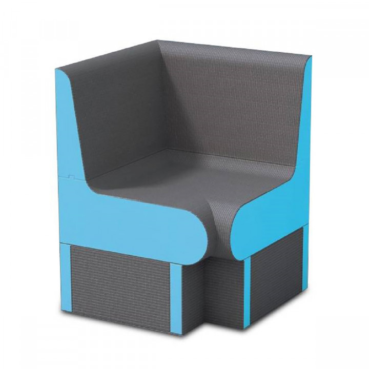 WEDI steam sauna corner seat 650mm