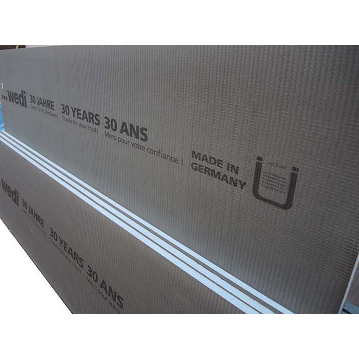 WEDI flexible building board, 20/30 mm thick