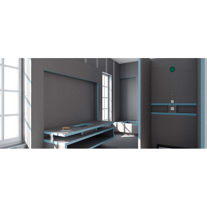 WEDI flexible building board, widthwise