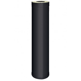 HARVIA steel chimney extension 1 m, black