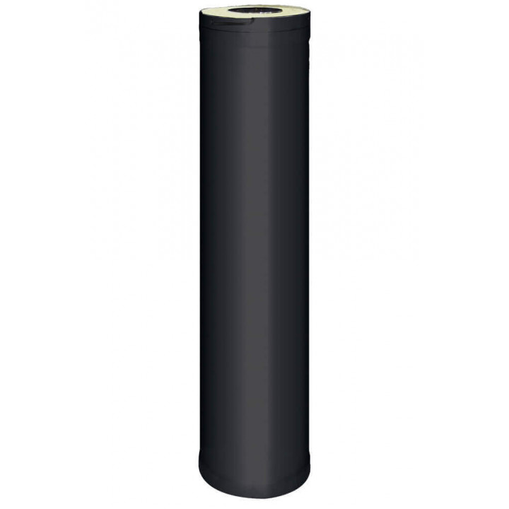 HARVIA steel chimney extension 1 m, black