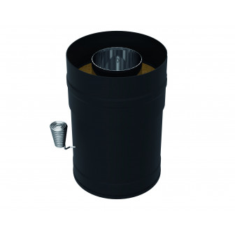HARVIA chimney damper, black, steel