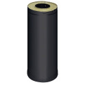 HARVIA steel chimney extension 0,5 m, black - 0