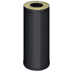 HARVIA steel chimney extension 0,5 m, black  HARVIA steel chimney extension 0,5 m, black