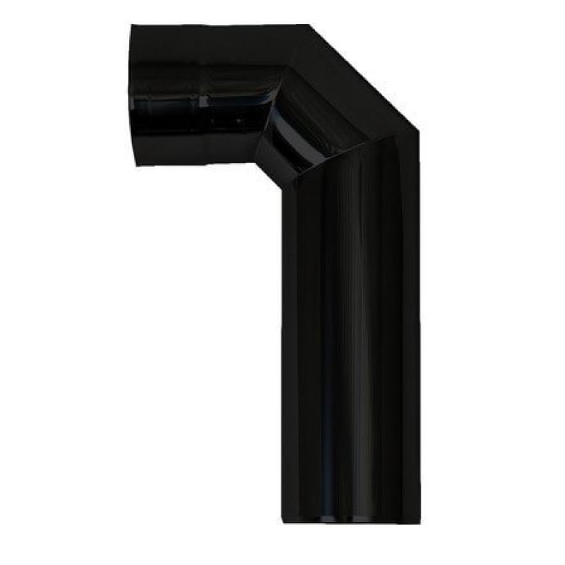 HARVIA elbow 90°, black