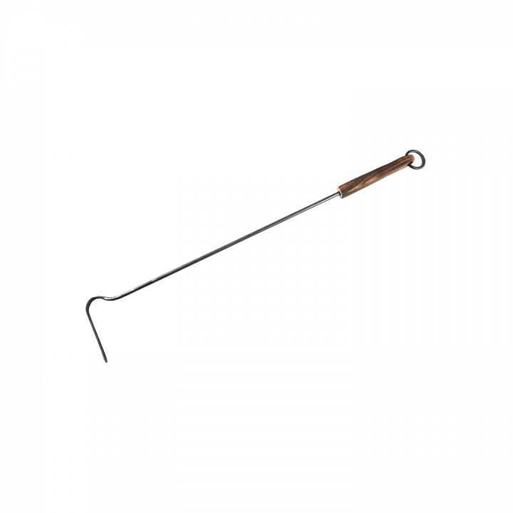 Fireplace poker with wooden handle 620 mm