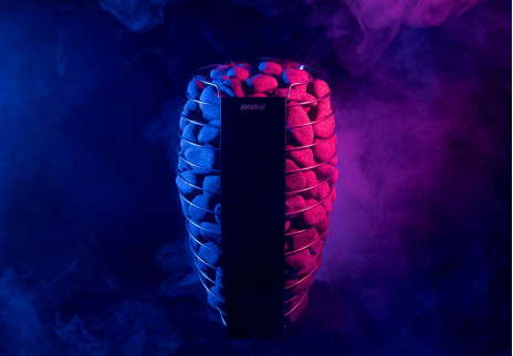 News from Harvia: sauna control via phone and impressive electric heaters