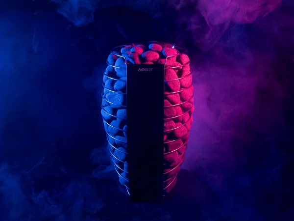 News from Harvia: sauna control via phone and impressive electric heaters