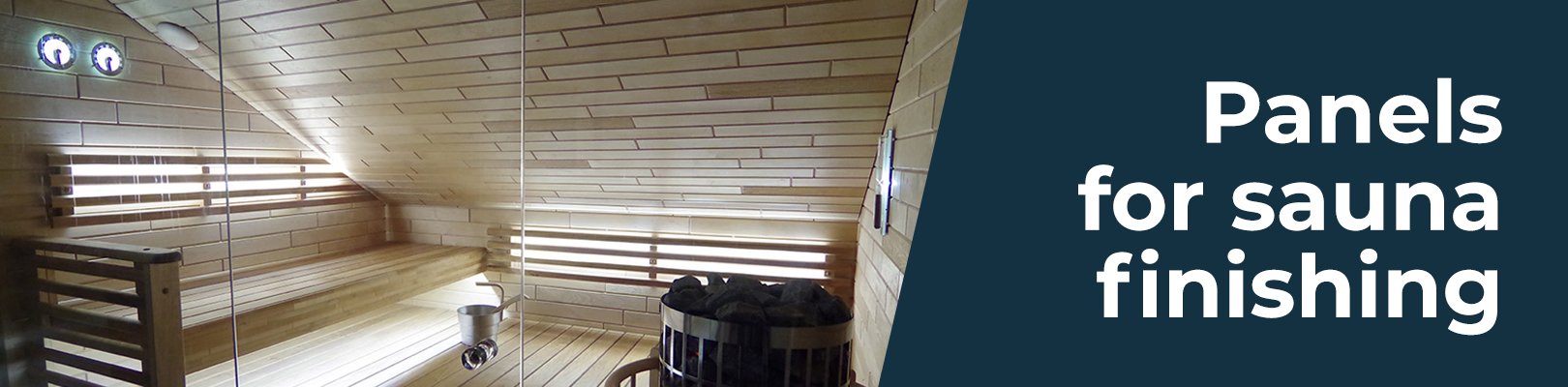 AB wood panels for sauna